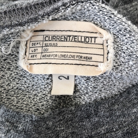 💥SALE! Current/Elliott Leopard Sweatshirt, sz2 - Picture 3 of 5